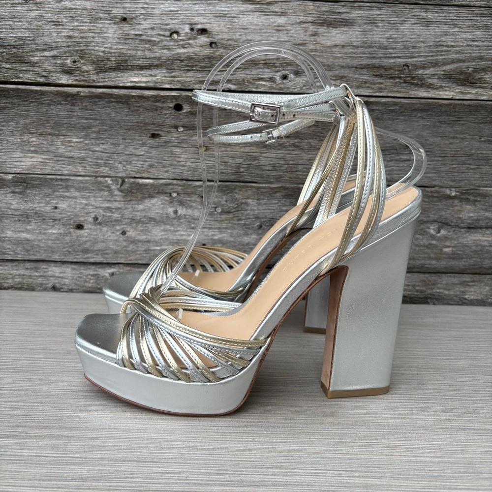 VERONICA BEARD
Fletcher Metallic Heel Sandals - Picture 3 of 15